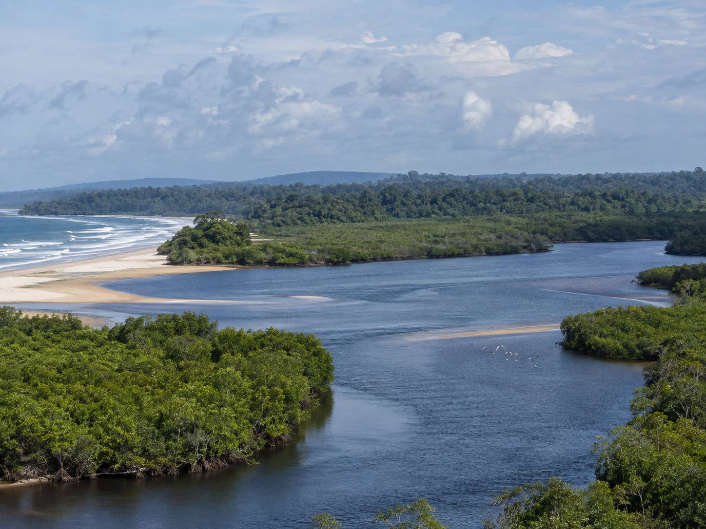 Gabon Coastal Sedimentary Lagoons